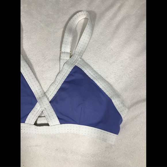 NEW Letarte Santorini Colorblock Bikini Top XS - Picture 4 of 10